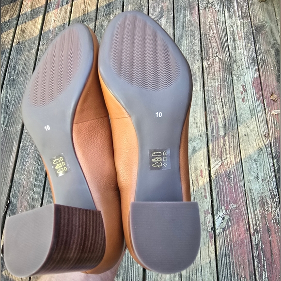 NWOT Marc Joseph New York Womens Midtown Brown Leather Pumps, Size 10